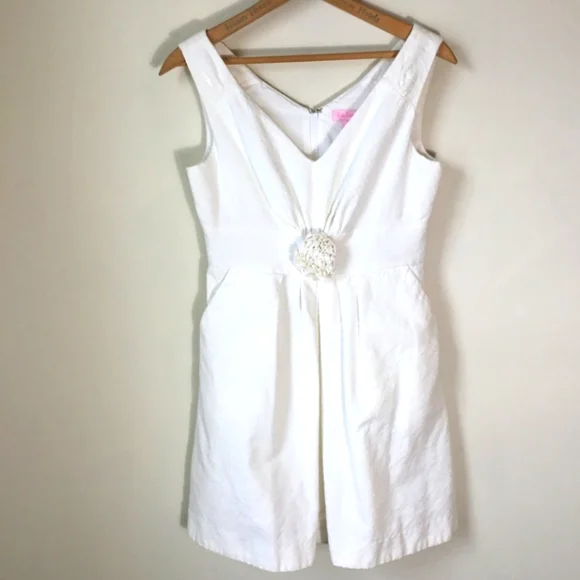 Lilly Pulitzer White Dress Parker - Picture 3 of 11
